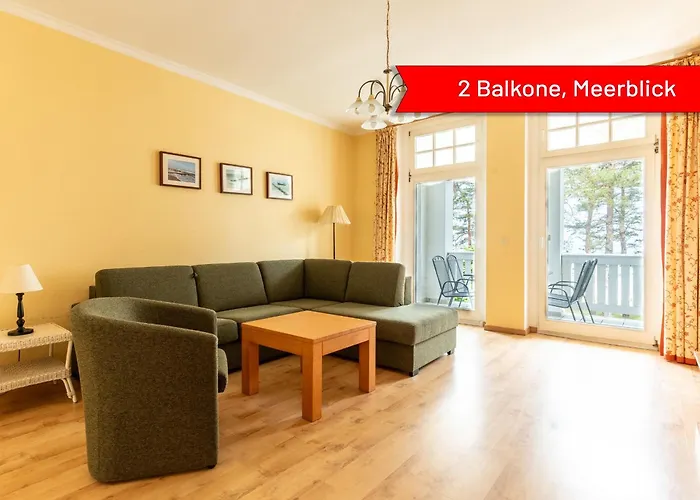 Villa Strandidyll, Apartment 8, 2 Balkone Mit Meerblick
